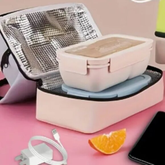 Hello Kitty Lunchbox Insulated Canvas 2 Sections NWT - Picture 2 of 2